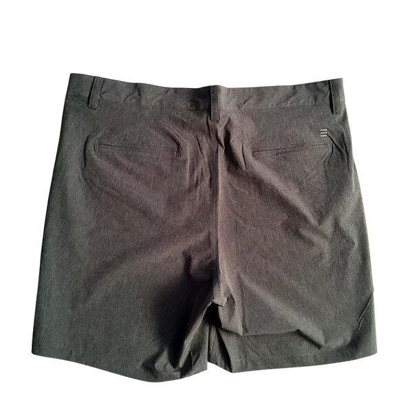 Free Fly Mens Stretch Shorts  Functional Side And Back Pockets Size 38 Gray - Picture 2 of 6